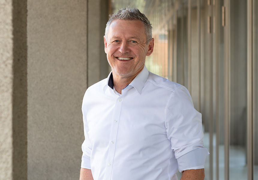 Bild von Alain Baumann, Leiter Aussendienst von visavis
